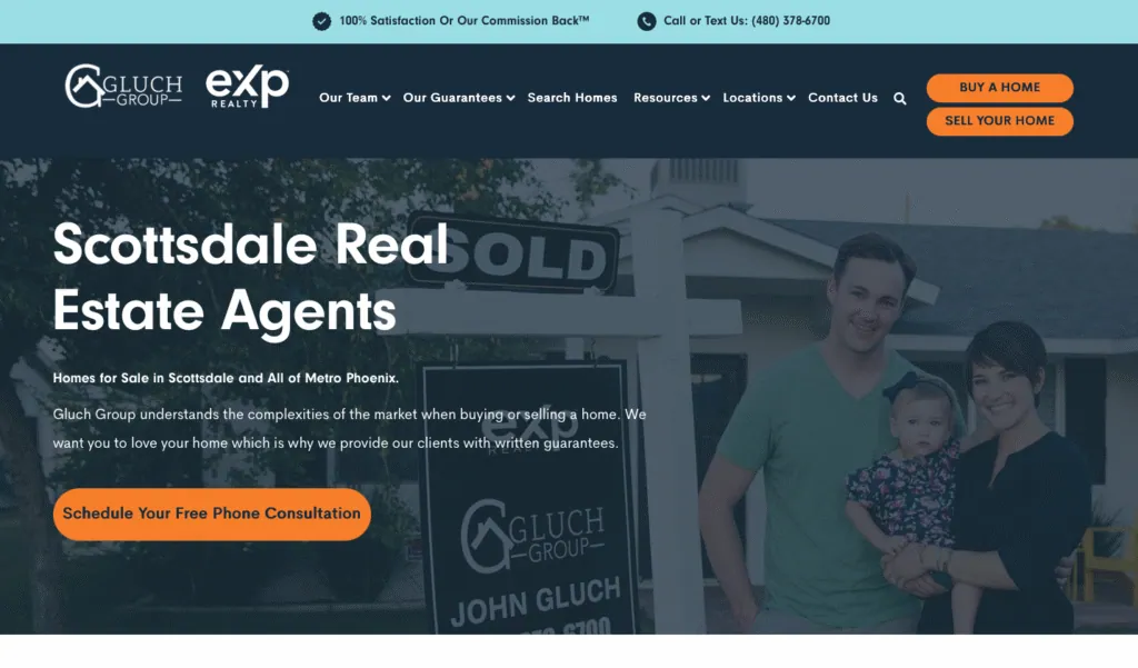 Gluch Group website screenshot