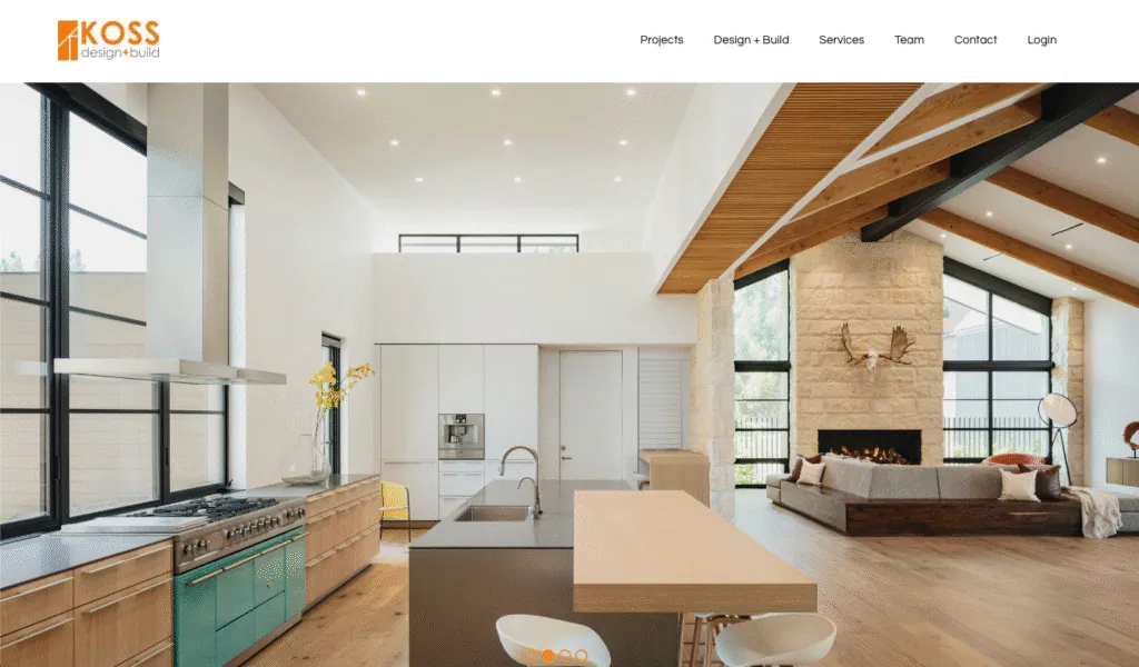 Koss DB website screenshot